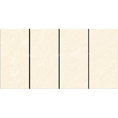 Beige 750*1500mm Full Body Marble Interior Glazed Building Material Wall and Floor Porcelain Tile