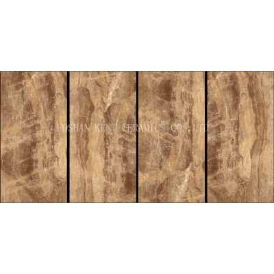 Antique Wooden 750*1500mm Full Body Glazed Polish Flooring and TV Background porcelain Tile