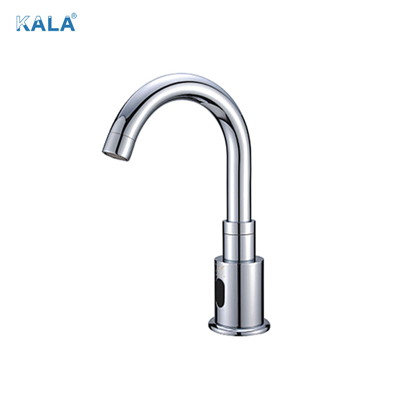 Deck Mounted Brass Infrared Automatic Basin Sensor Faucet